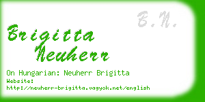 brigitta neuherr business card